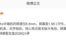 消息称某厂10000mAh±电池中端机排期2026年Q1，或为荣耀Power 2