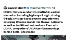 博主谈懂车帝36车辅助驾驶测试：结果太夸张 给中国汽车工业泼脏水